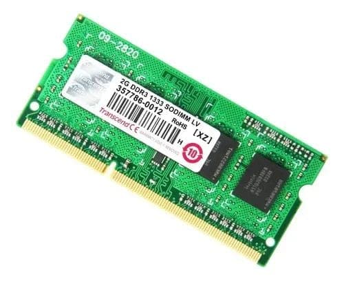RAM x DDR3 2GB Portátil