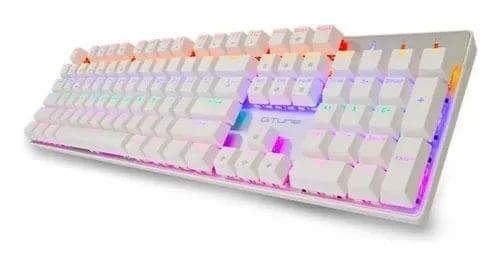 Teclado Mecanico Profesional Mkf30s Blanco